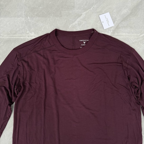 Women’s American Eagle Soft & Sexy Long Sleeve Jersey Crew Neck Shirt Size Small - Picture 4 of 16